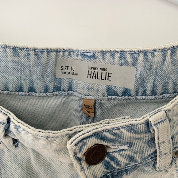 Topshop High Rise Hallie Denim Short - Picture 12 of 12